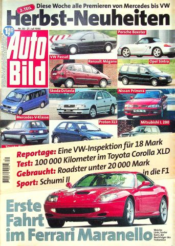 Deckblatt Auto Bild (30/1996)